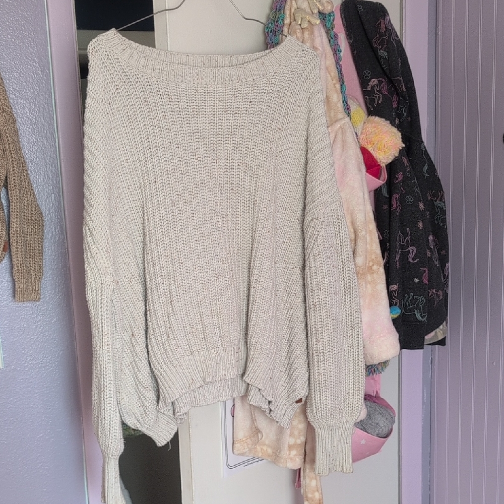 Goumi Women's Oversized Chunky Knit Sweater